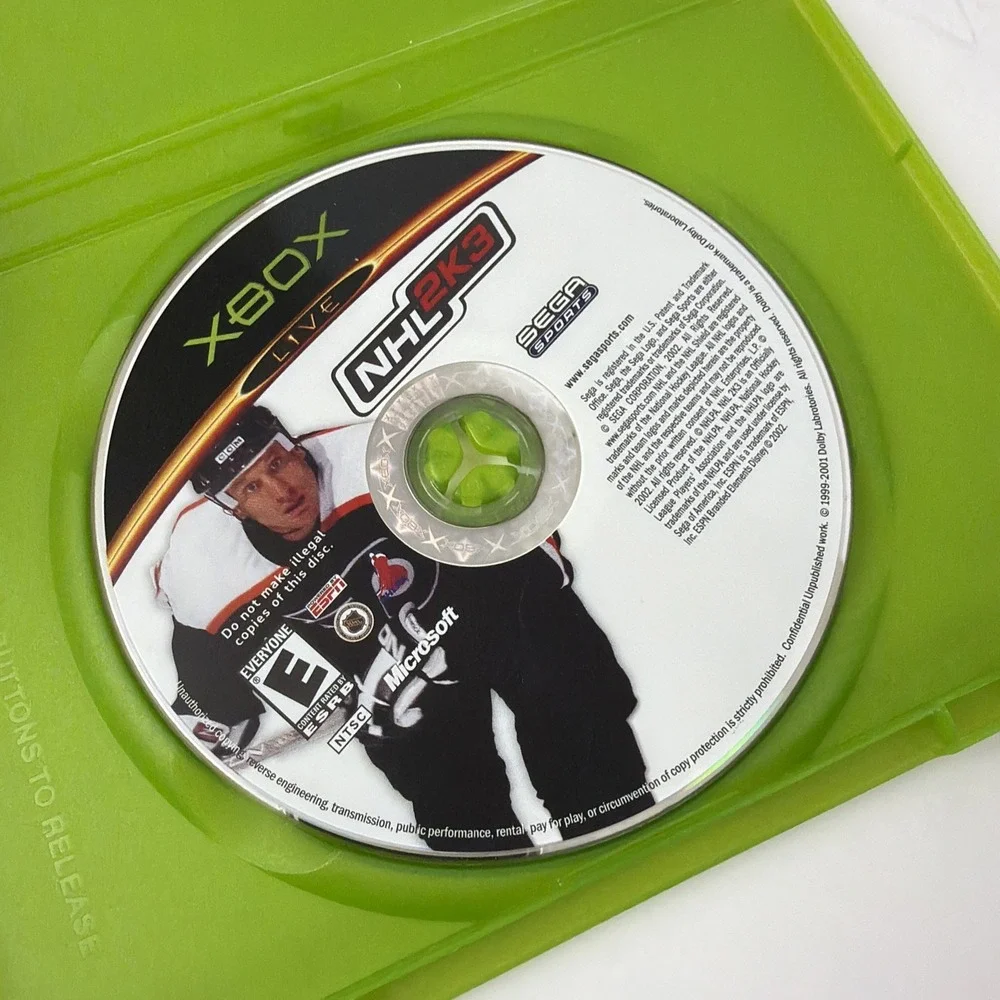NHL 2K3 Xbox Original Sega Sports Video Game Untested